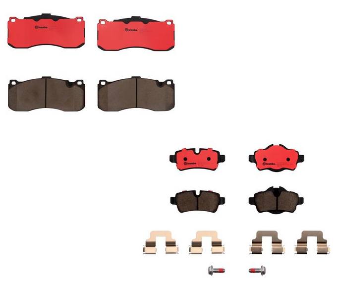 Mini Brembo Brake Pads Kit -  Front and Rear (Ceramic) 34216794059 - Brembo 3023869KIT